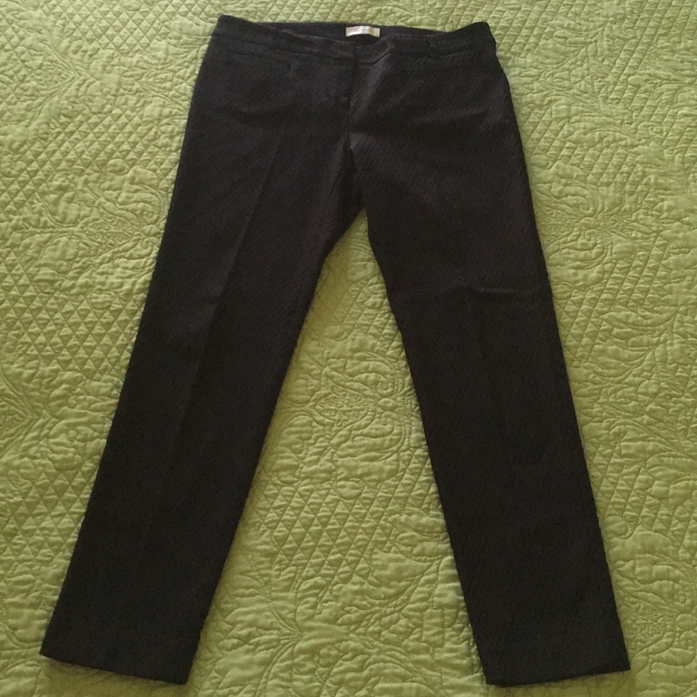 VANHUSEN skinny textured stretch pants